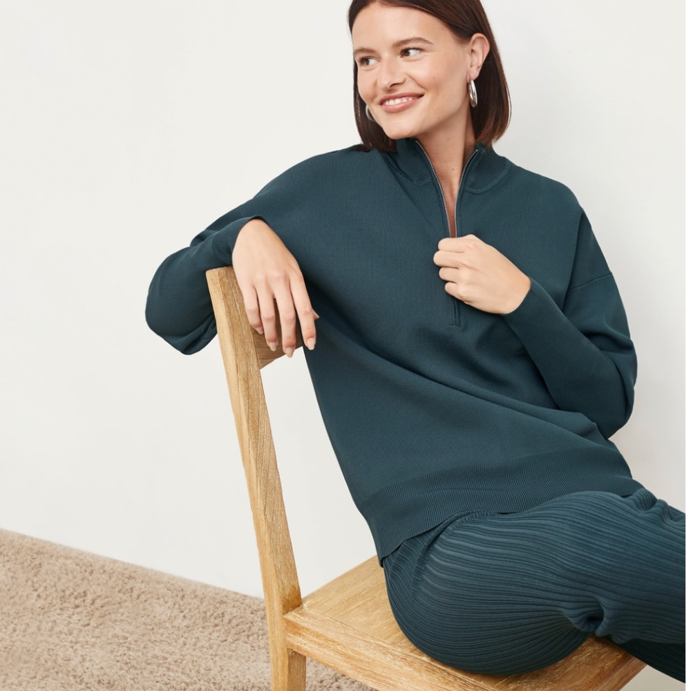 The Athens Half Zip - Jardigan Knit by MM LaFleur